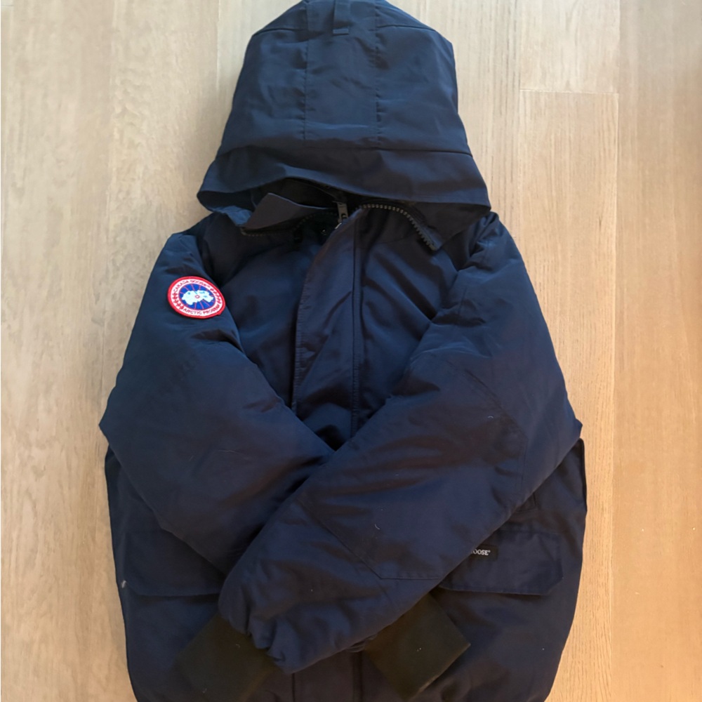 Canada Goose Dark Blue Puffer Jacket